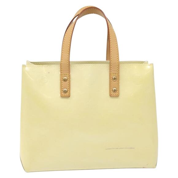 LOUIS VUITTON Monogram Vernis Reade PM Hand Bag Perle M91336 - Picture 2 of 12